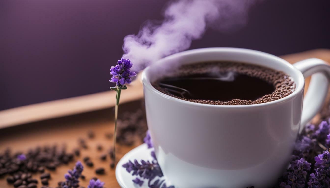 what does lavender taste like in coffee